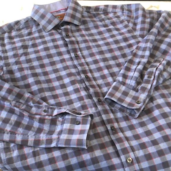 James Tattersall Button Up Sz. L - Picture 1 of 5